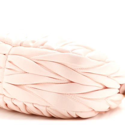 Miu Miu Satin Matelasse Mini Wander Hobo Alabaster Pink 10 of 10