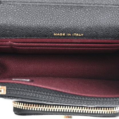 Chanel Caviar Quilted Business Affinity Clutch With Chain Black 5 of 12