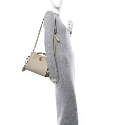 Mulberry Heavy Grain Small Iris Tote Chalk Midnight 2 of 10