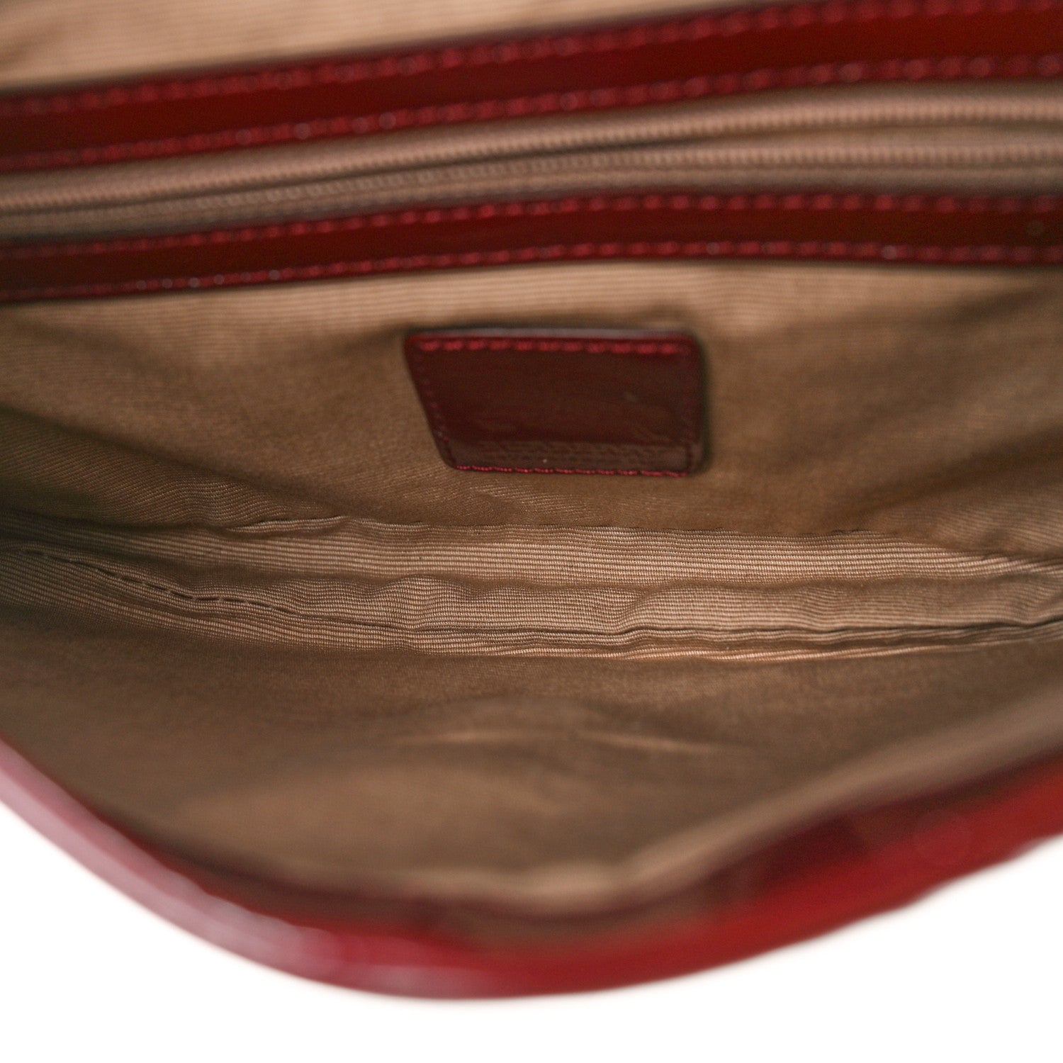 Burberry Patent Nova Check Brooke Hobo Red 5 of 8