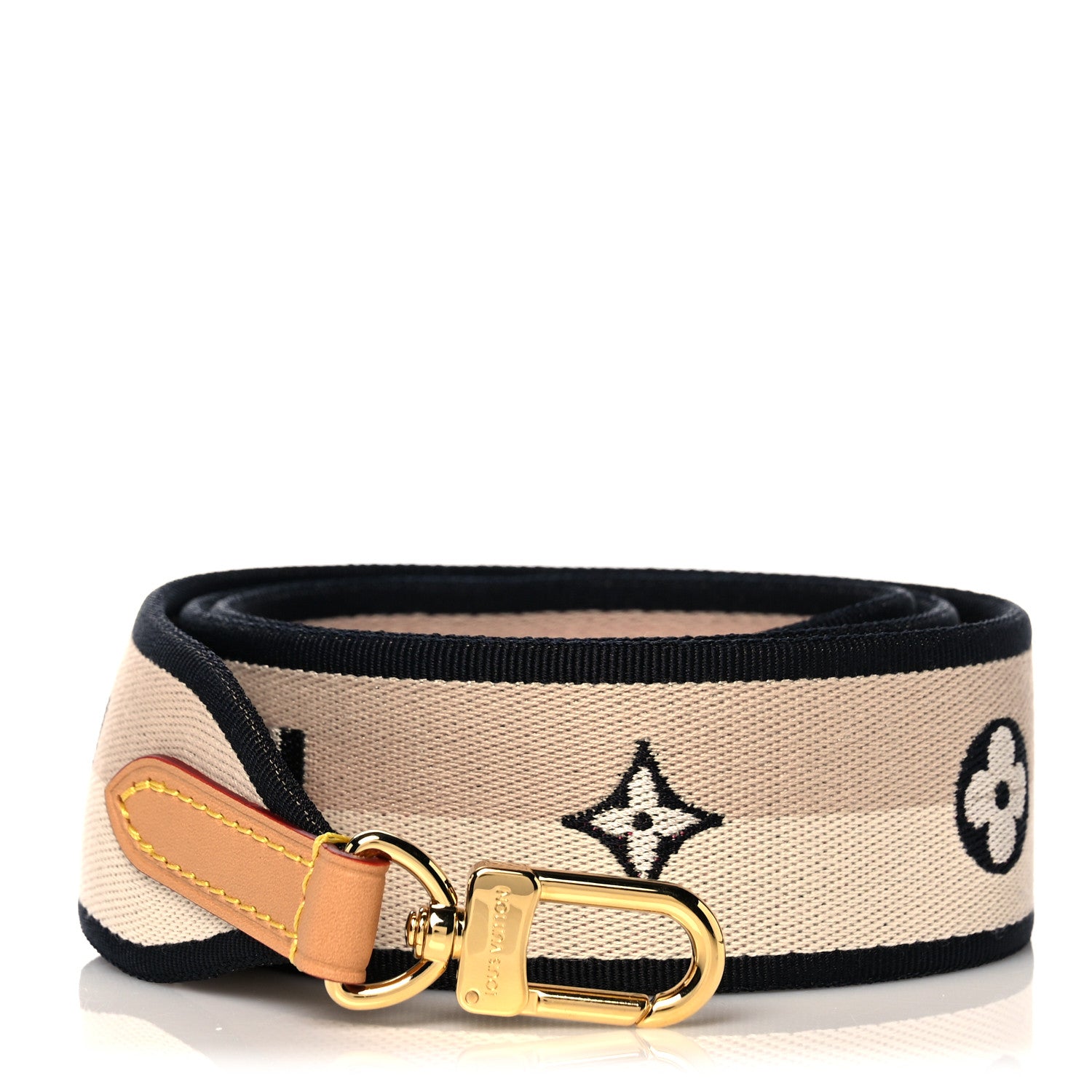 Louis Vuitton Jacquard Speedy Bandouliere 20 Shoulder Strap Black 1 of 3