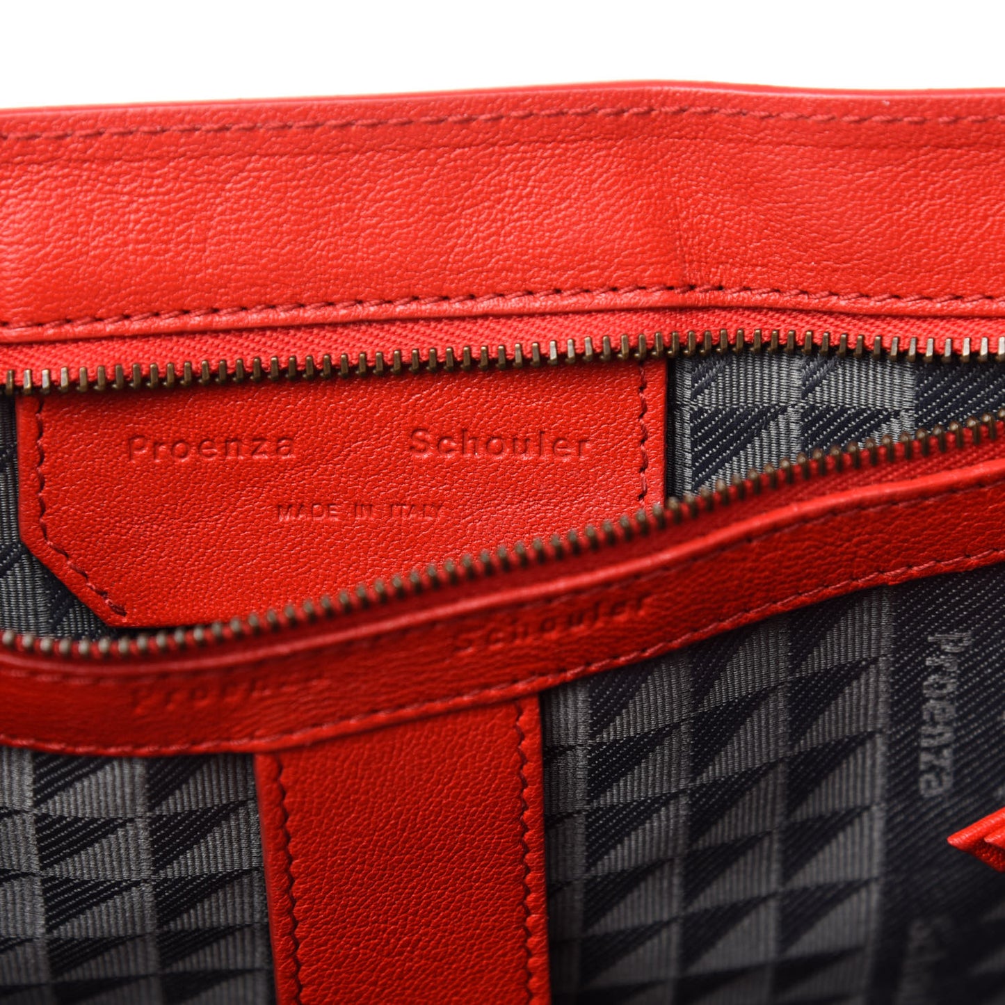 Lambskin Medium PS1 Satchel Red