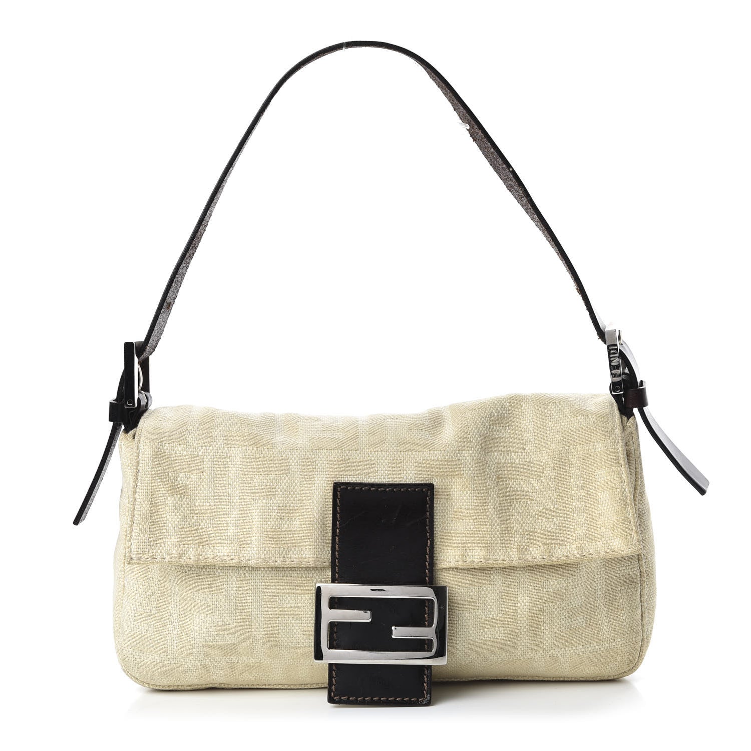 Fendi Zucca Baguette Beige 1 of 11