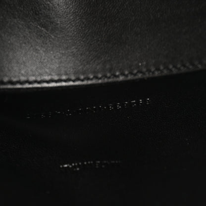 Balenciaga Grained Calfskin Hourglass Top Handle Bag XS Black 7 of 10