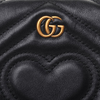Gucci Calfskin Matelasse GG Marmont Cosmetic Case Black 13 of 14