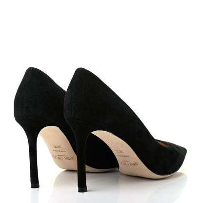 Jimmy Choo Suede Romy 85 Pumps 36.5 Black 4 of 11