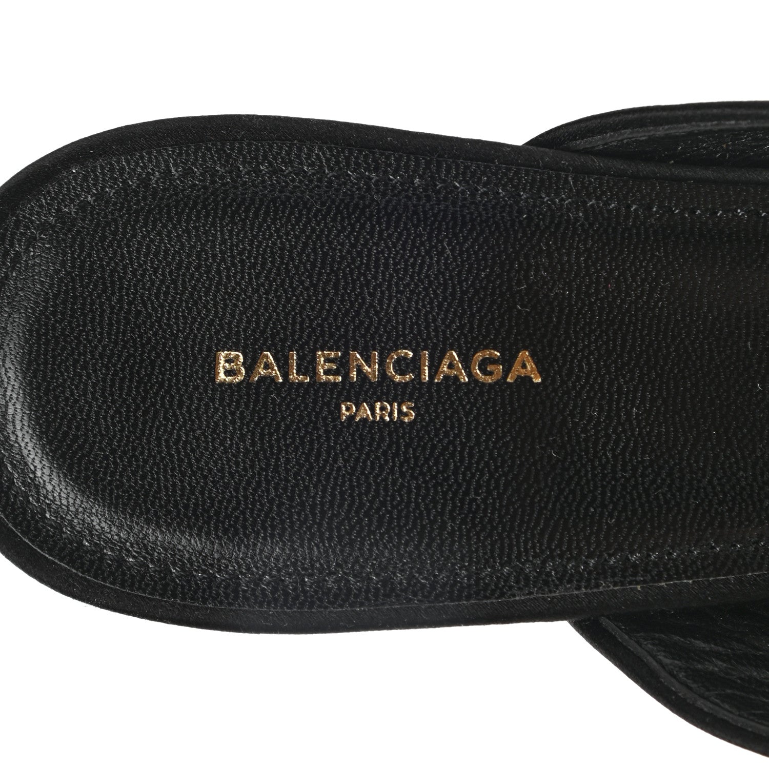 Balenciaga Satin Pointed Toe Knife Mules 40 Black 7 of 9
