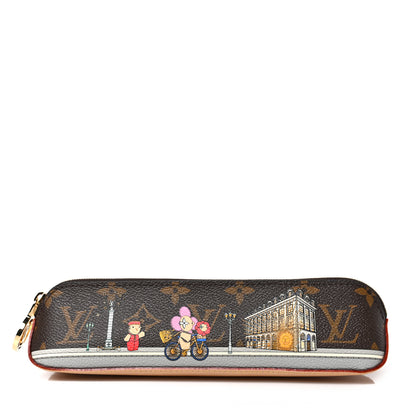 Louis Vuitton Monogram 2022 Christmas Animation Paris Elizabeth Pencil Pouch Pink 1 of 6