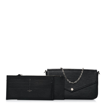 Louis Vuitton Epi Pochette Felicie Black 1 of 11