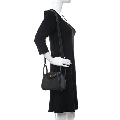 Hermes Swift Matte Alligator Mini Touch Lindy 20 Black 2 of 11
