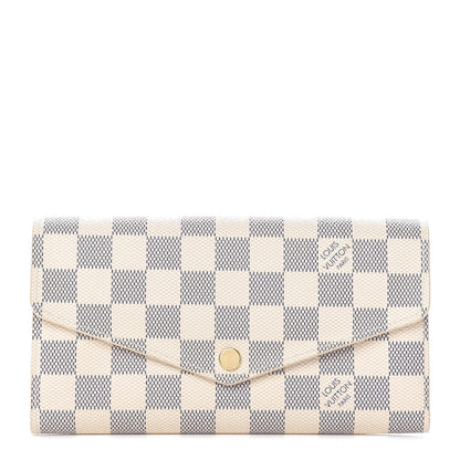 Louis Vuitton Damier Azur Sarah Wallet NM 1 of 8