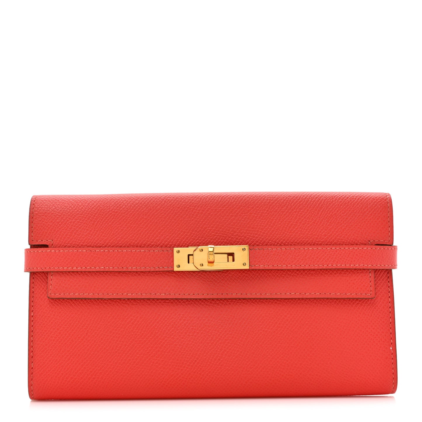 Epsom Kelly Longue Wallet Rose Jaipur