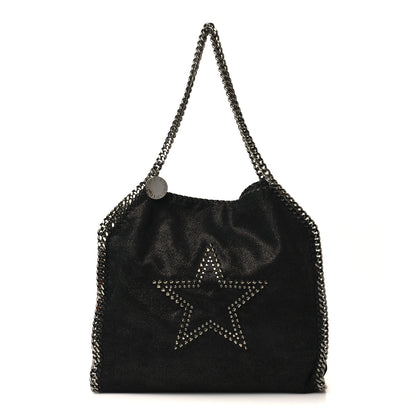 Stella McCartney Shaggy Deer Studded Small Star Falabella Tote Black 1 of 8