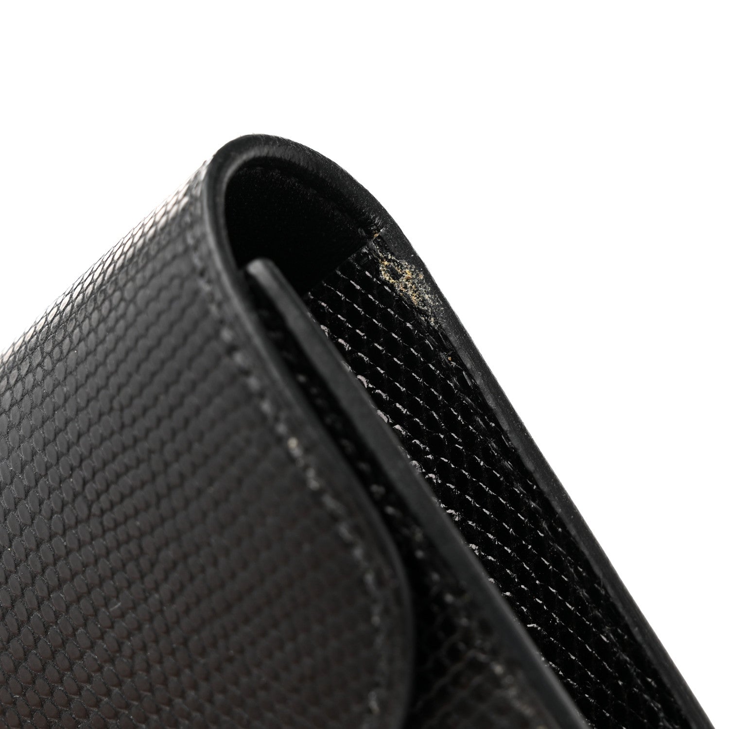Hermes Lizard Constance Slim Wallet Black 11 of 14