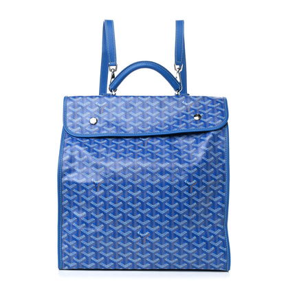 Goyard Goyardine Saint Leger Soft Briefcase Backpack Sky Blue 1 of 4