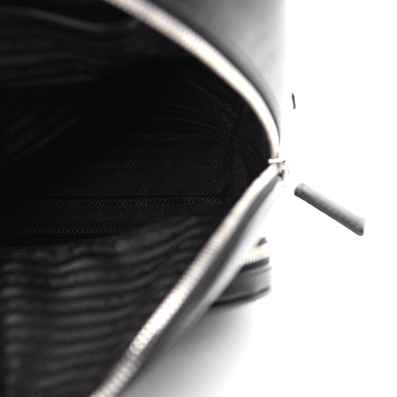 Prada Saffiano Sling Backpack Black 5 of 9