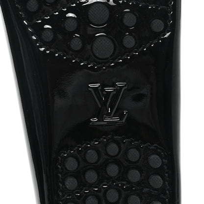 Louis Vuitton Patent Calfskin Parklane Flat Loafer 36 Black 6 of 8