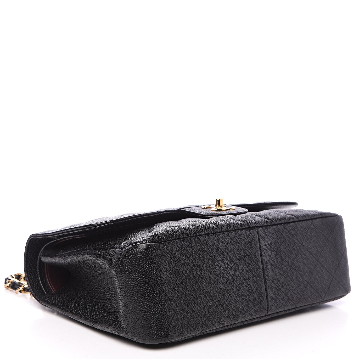 Chanel Caviar Quilted Jumbo Double Flap Black 3 of 10