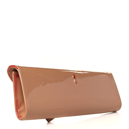 Christian Louboutin Patent So Kate Baguette Clutch Nude 3 of 7