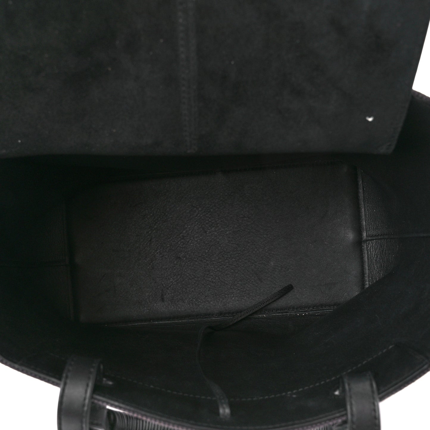 Canvas Calfskin Medium Anagram Tote Anthracite