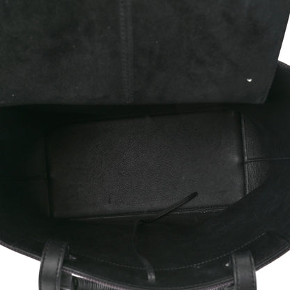Loewe Canvas Calfskin Medium Anagram Tote Anthracite 5 of 10