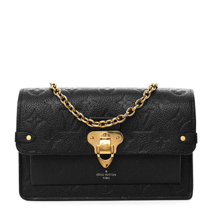 Louis Vuitton Empreinte Vavin Chain Wallet Black 1 of 11