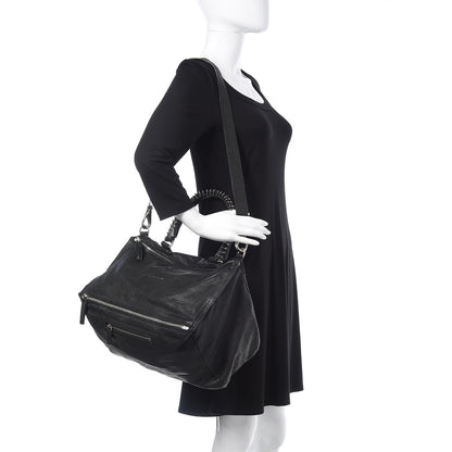 Givenchy Calfskin Lizard Embossed Large Pandora Black 2 of 13