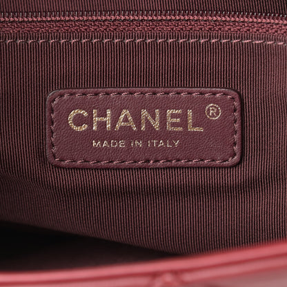 Chanel Calfskin Diamond Debossed Large Cosmos Flap Red 6 of 15