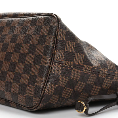 Louis Vuitton Damier Ebene Neo Neverfull MM Rose Ballerine 10 of 10