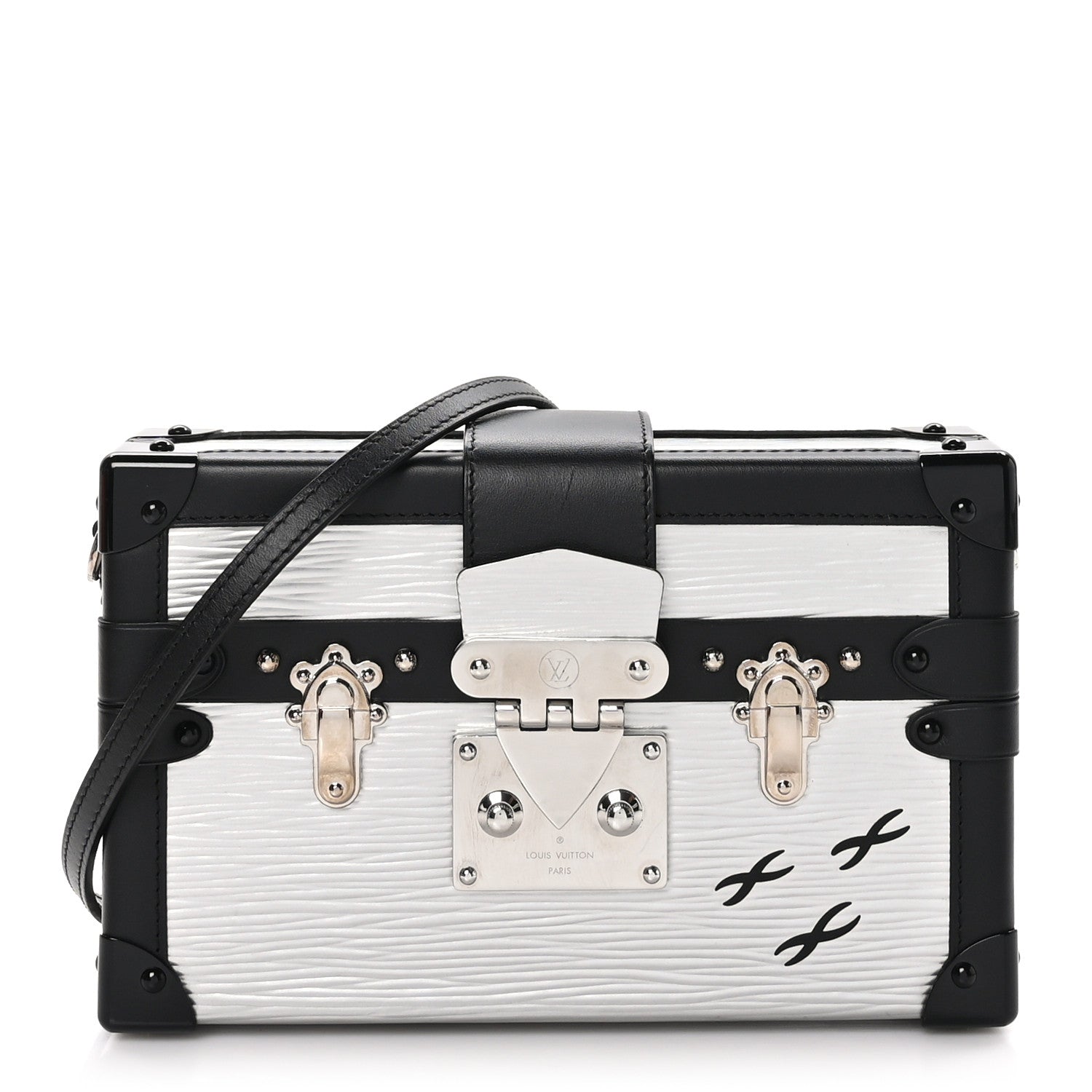 Louis Vuitton Epi Petite Malle Silver 1 of 9