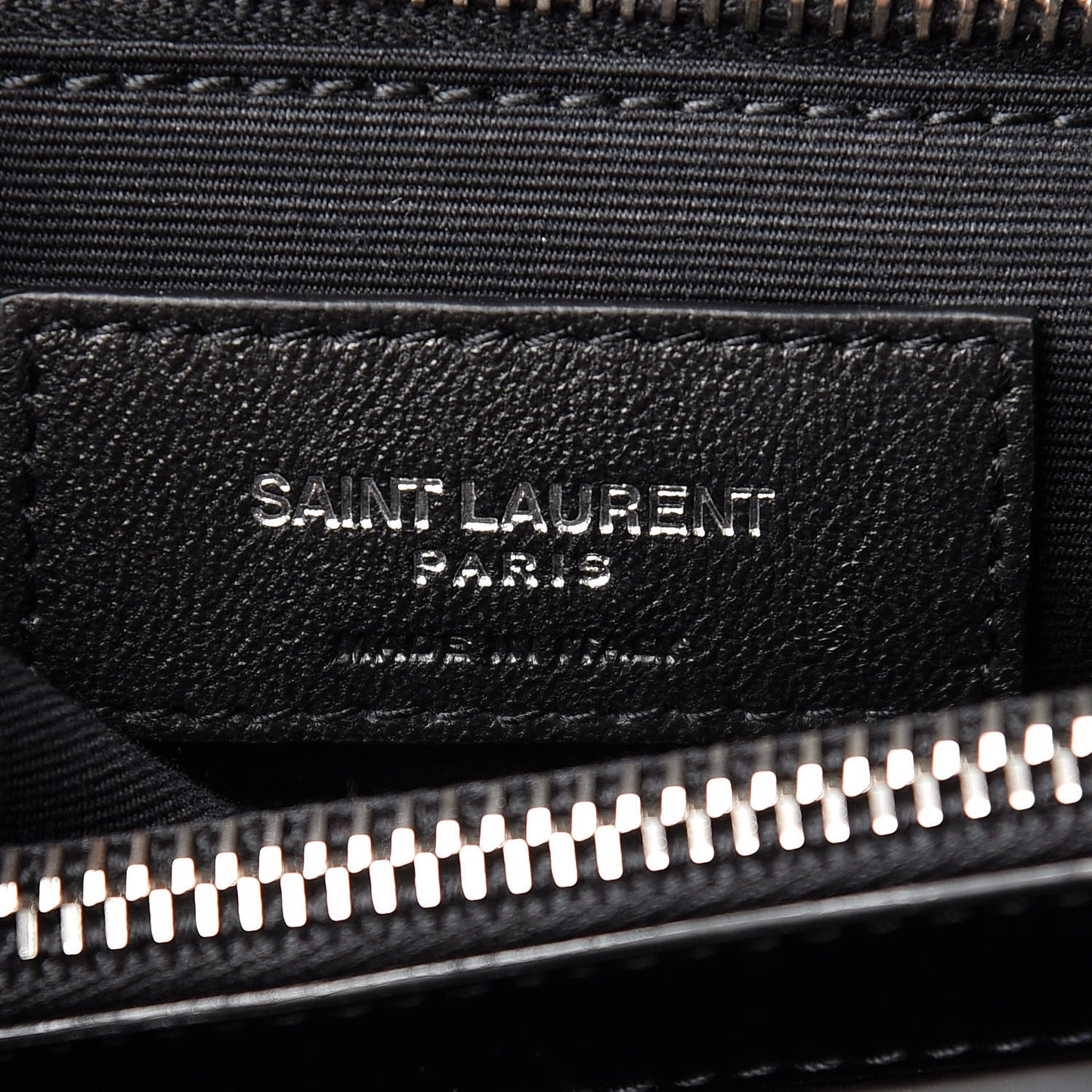 Calfskin Y Quilted Monogram Medium Loulou Satchel Black
