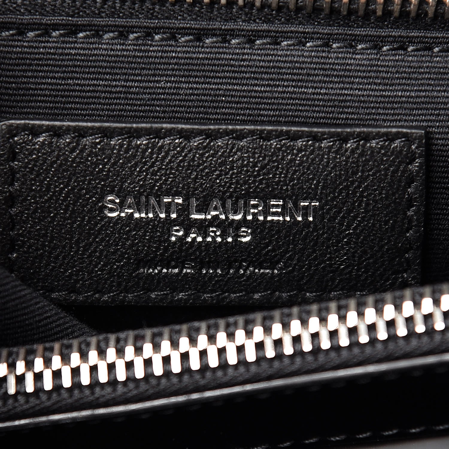 Saint Laurent Calfskin Y Quilted Monogram Medium Loulou Satchel Black 8 of 10