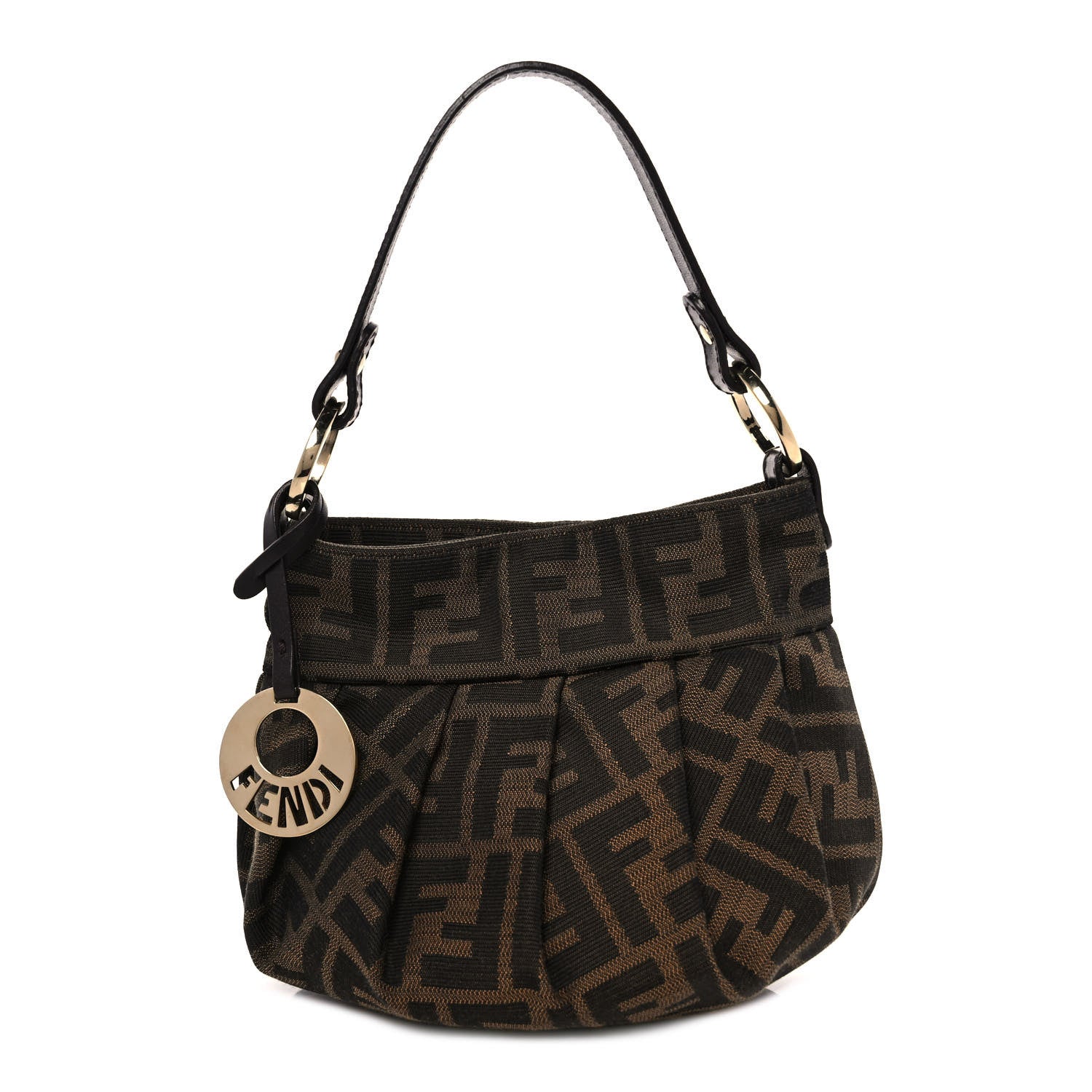 Fendi Zucca Mini Chef Hobo Tobacco 1 of 11