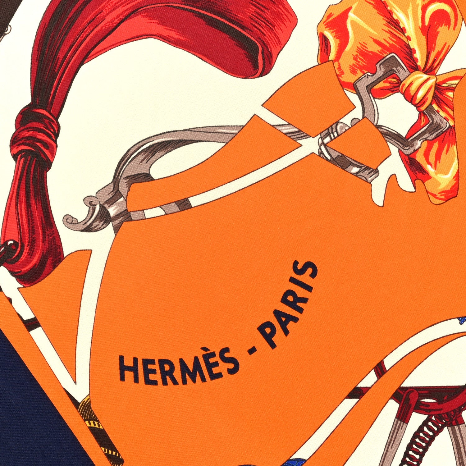Hermes Silk Tout En Carre Triangle Scarf 3 of 4