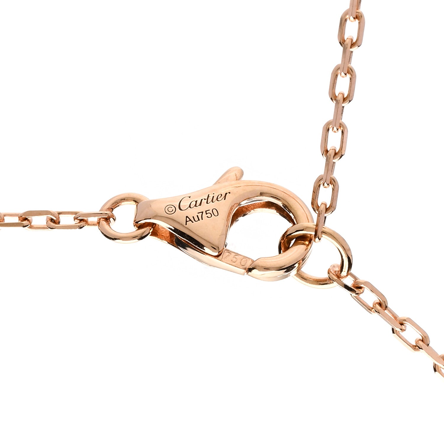 Cartier 18K Pink Gold Diamond SM D'Amour Pendant Necklace 4 of 6