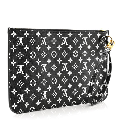 Louis Vuitton Monogram Giant Jungle Neverfull MM GM Pochette Black 3 of 6