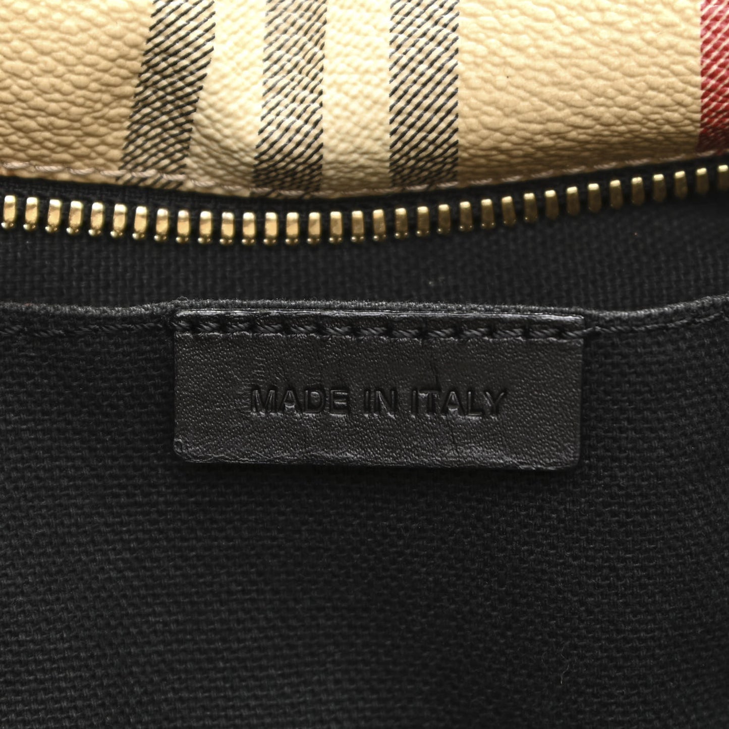 Haymarket Check Buckle Satchel Black
