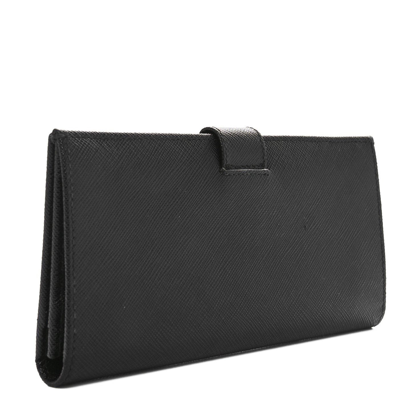 Saffiano Metal Large Wallet Black