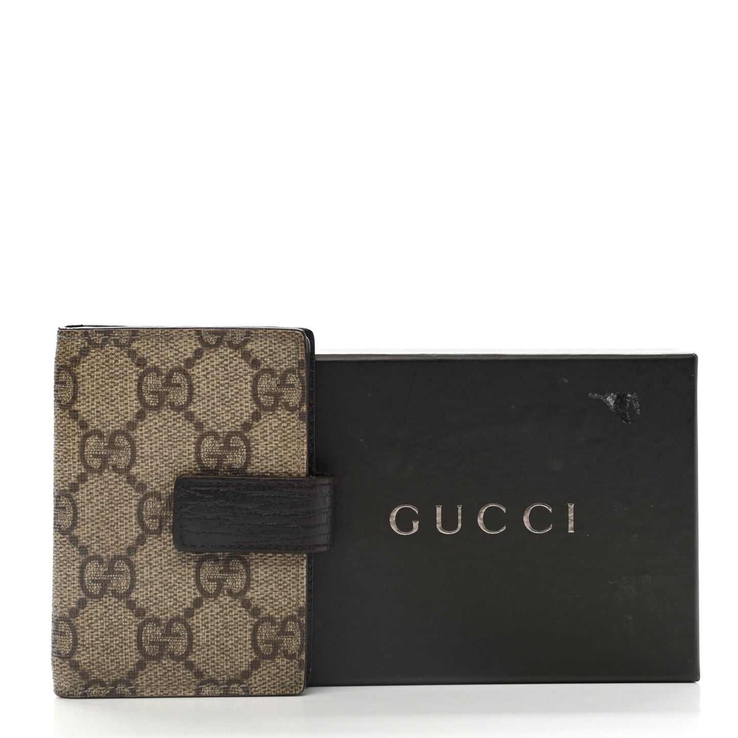 Monogram GG Plus Avel Card Holder Wallet Beige Ebony Cocoa