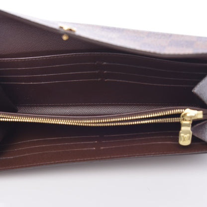 Louis Vuitton Damier Ebene Sarah Wallet NM 5 of 12