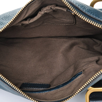 Chloe Calfskin Medium Marcie Satchel Teal 5 of 7