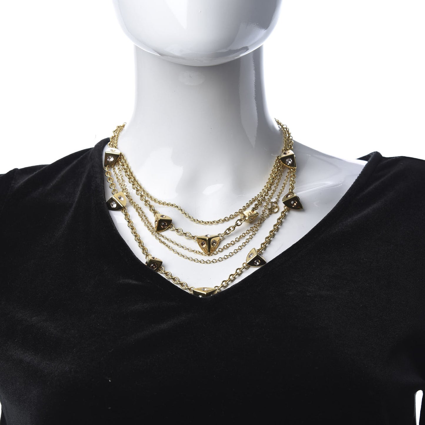 Trunkies Strass Necklace Gold