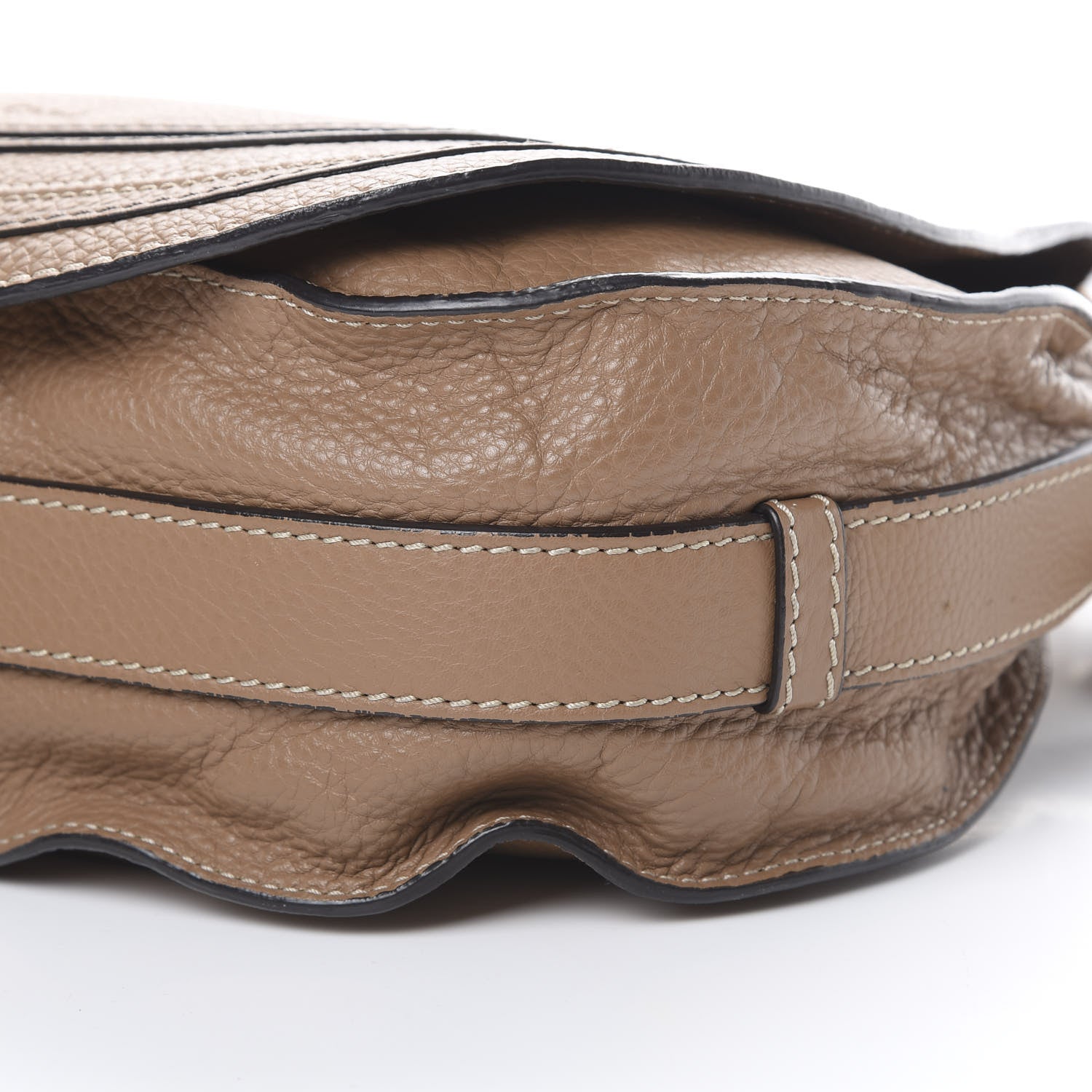 Chloe Calfskin Medium Marcie Round Crossbody Bag Nut 10 of 14