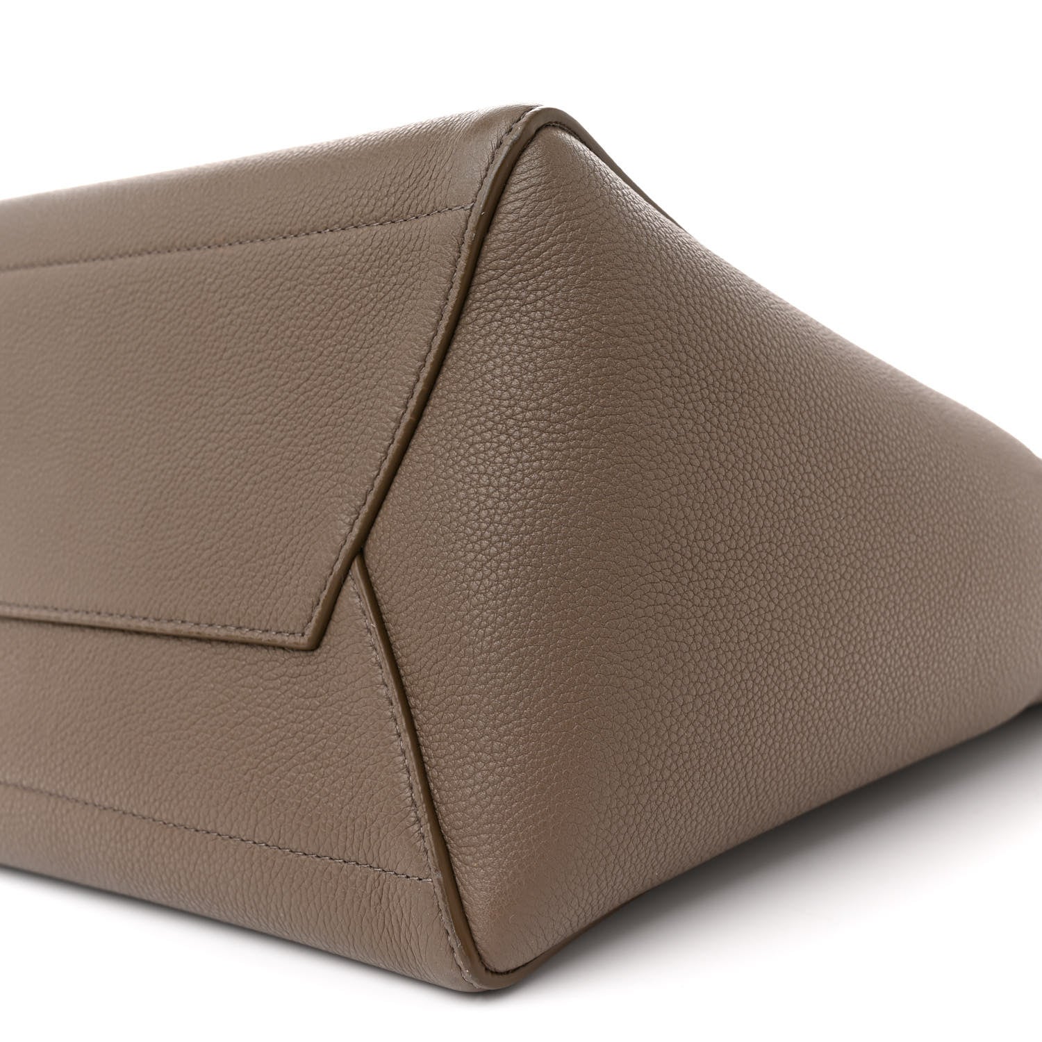 Celine Soft Grained Calfskin Sangle Bucket Bag Taupe 10 of 14