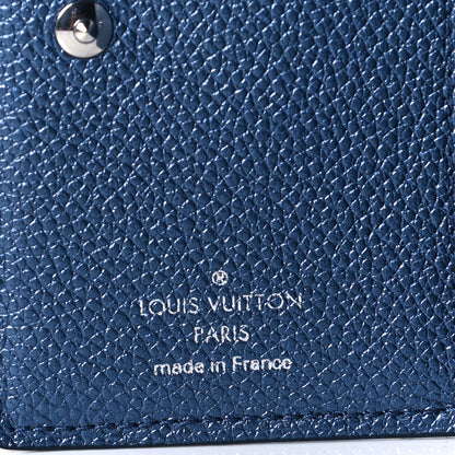 Louis Vuitton Metallic Empreinte Clea Wallet Navy Nacre 7 of 9
