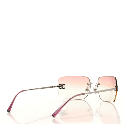 Chanel Metal CC Logo Sunglasses 4017-D Pink 4 of 7