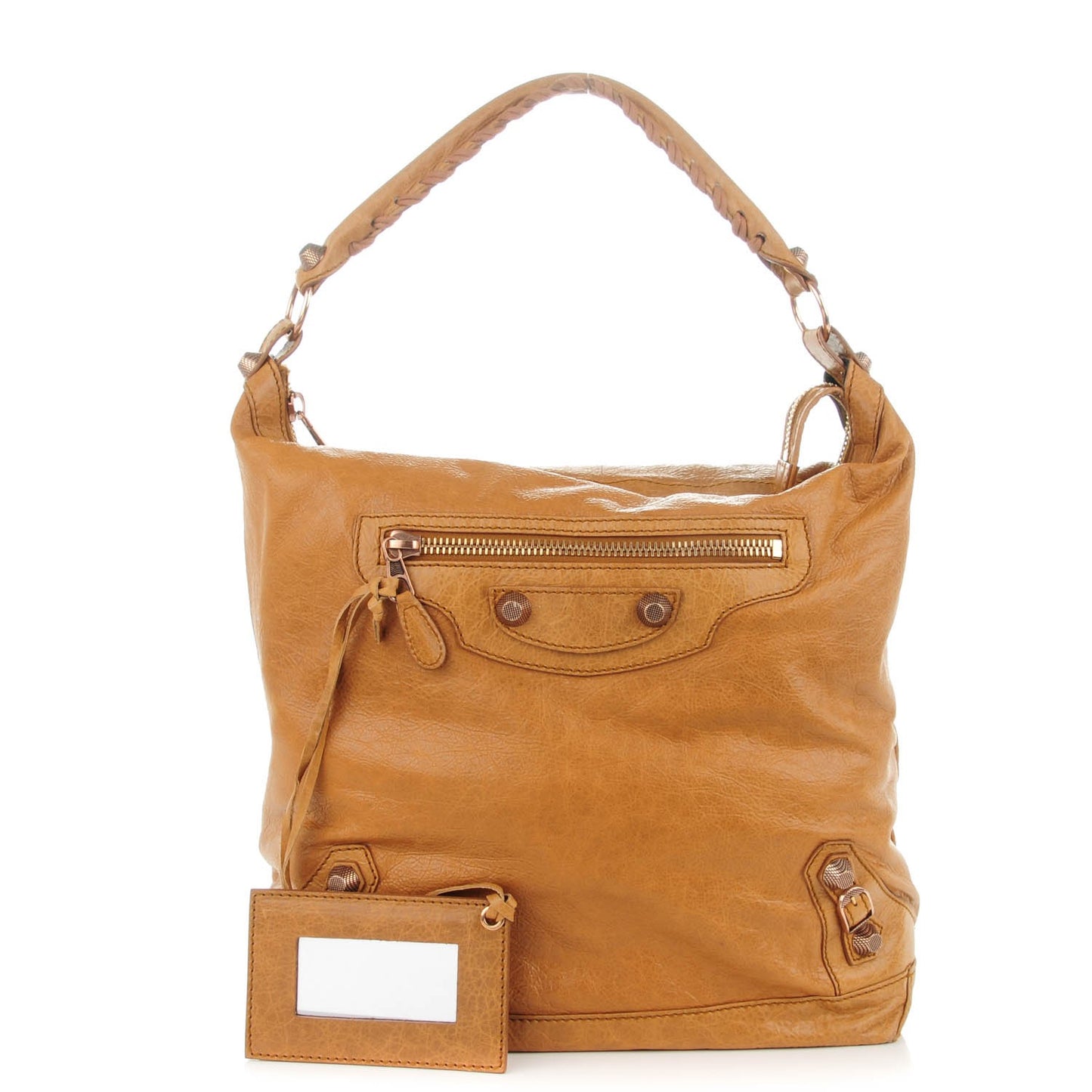 Agneau Giant 12 Rose Gold Hardware Day Hobo Cumin
