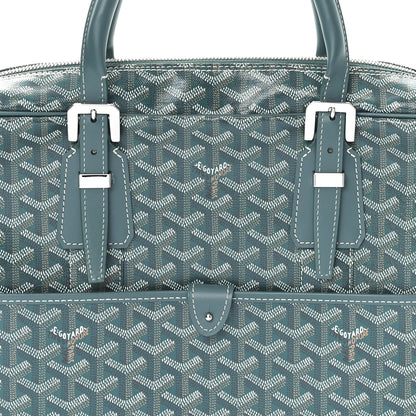 Goyard Goyardine Ambassade MM Briefcase Green 8 of 11