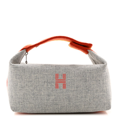 Hermes Canvas Small Bride-A-Brac Pouch Gris Flanelle 1 of 7