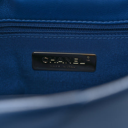 Chanel Lambskin Quilted Medium Chanel 19 Flap Blue 6 of 10